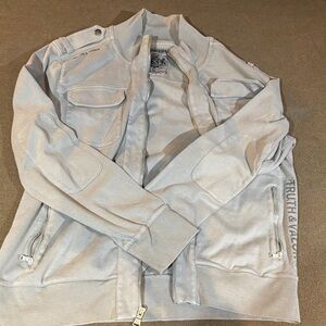 Express Light Gray Casual Jacket